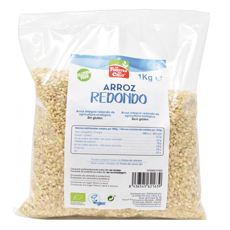 Arroz Integral Redondo Bio Kg Ecocash