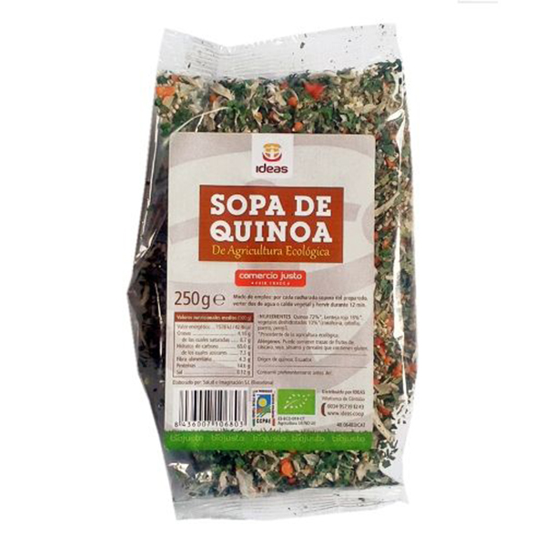 Sopa de Quinoa con Vegetales Ideas Bio 250g