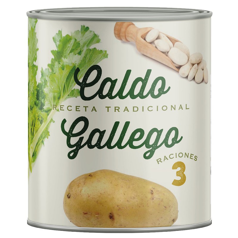 Caldo Gallego PortoMuiños 3 Raciones 800g