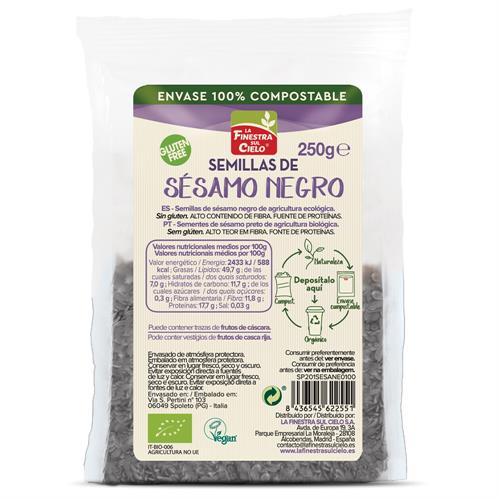 Semillas de Sésamo Negro Bio 250g