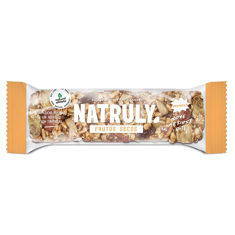 Barrita Crunchy de Frutos Secos Natruly Bio 40g
