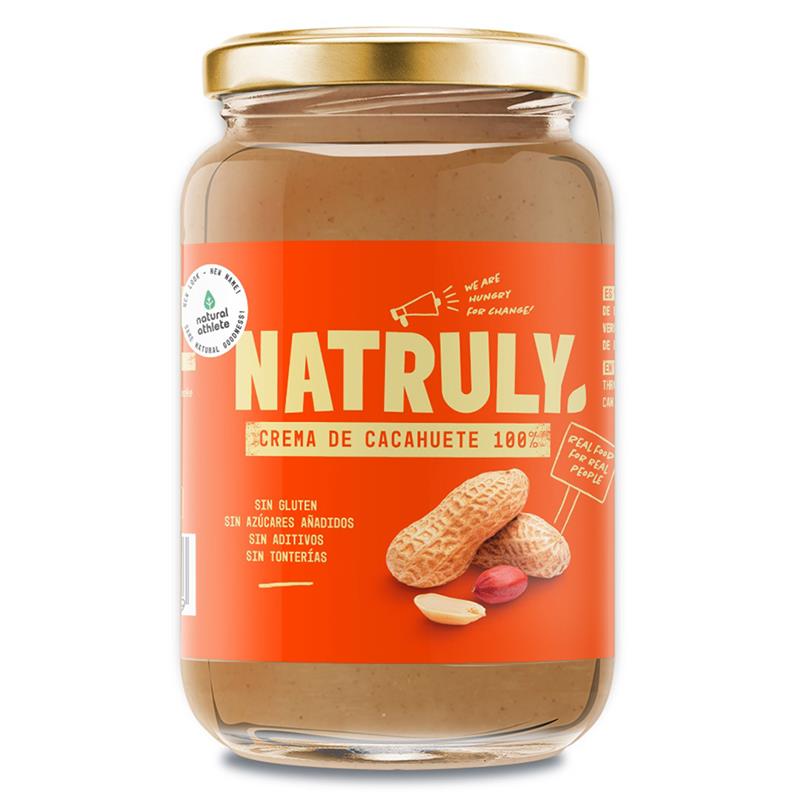 Crema de Cacahuete 100% Natruly 500g - Ecocash