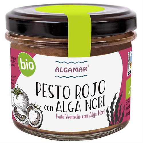 Pesto Rojo con Alga Nori Algamar Bio 100g