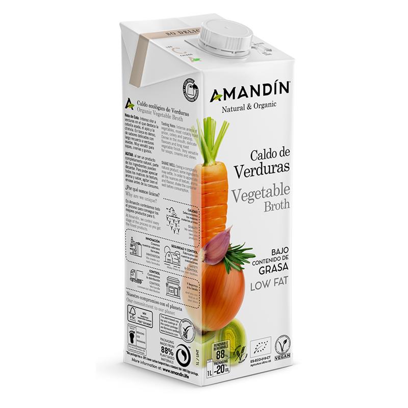 Caldo de Verduras Amandín Bio 1L