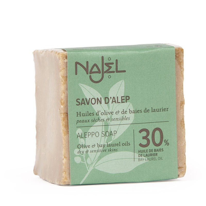 Jabón de Alepo con Aceite de Laurel 30% Najel 185g
