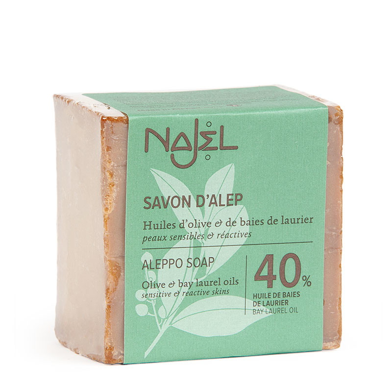 Jabón de Alepo con Aceite de Laurel 40% Najel 185g