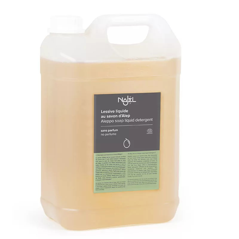 Detergente Lavadora de Alepo sin Perfume Najel Bio 5L