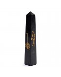 Obelisco Reiki de Turmalina Negra 7,5x10cm