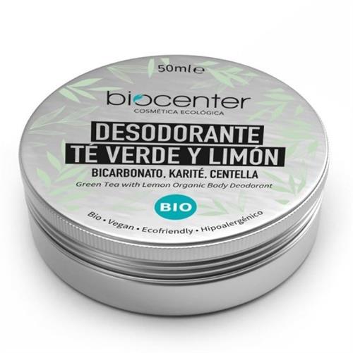 Desodorante Sólido Té Verde y Limón Biocenter Bio 50ml