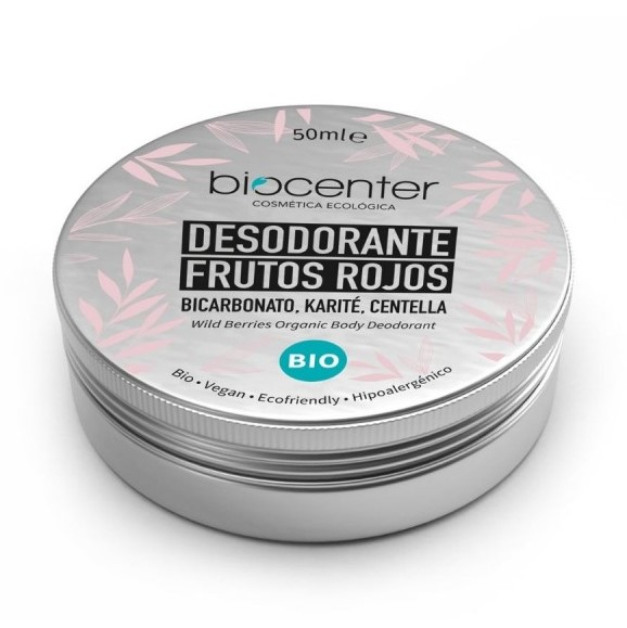 Desodorante Sólido Frutos Rojos Biocenter Bio 50ml
