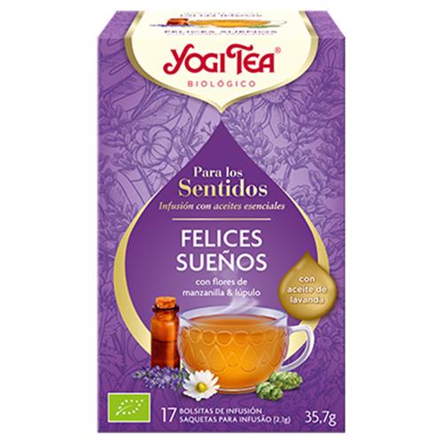 Infusión Sentidos Felices Sueños Yogi Tea Bio 17 Bolsitas 42g