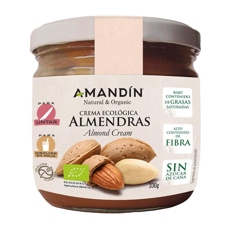 Crema de Almendras 330g Amandin