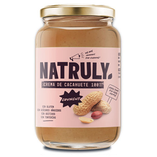 Crema de Cacahuete Crunchy Natruly 500g - Ecocash