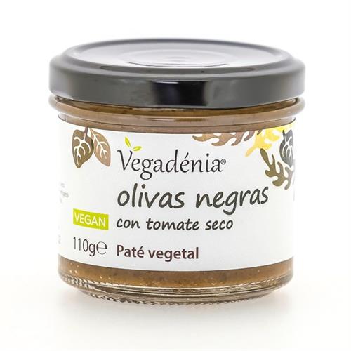 Paté Vegetal de Olivas Negras con Tomate Seco Vegadénia 110g