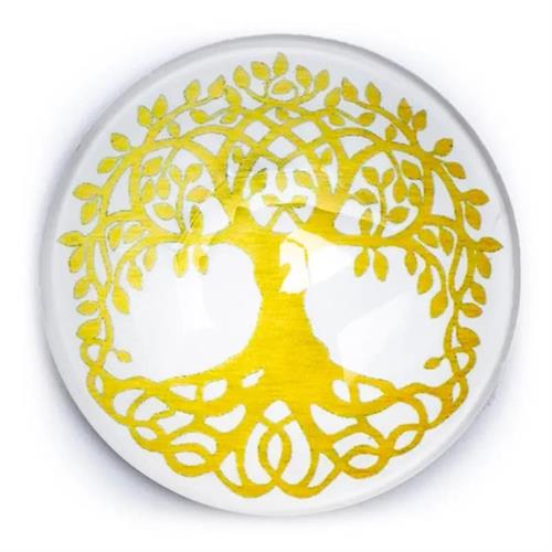 Imán Decorativo Árbol de la Vida Oro 4cm