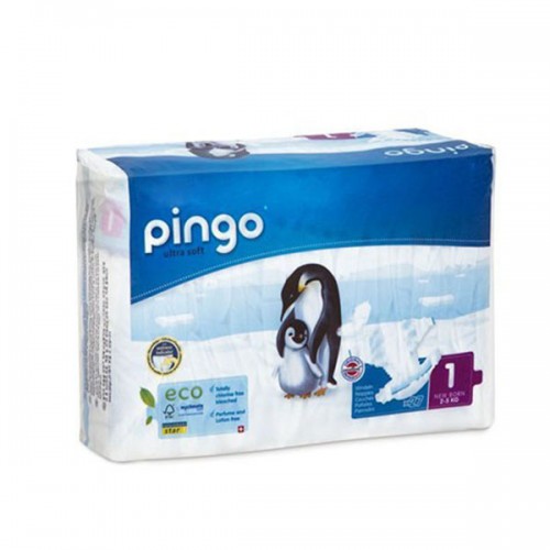 Pañales Talla 1 Recién Nacido 2-5Kg Pingo Bio 27ud