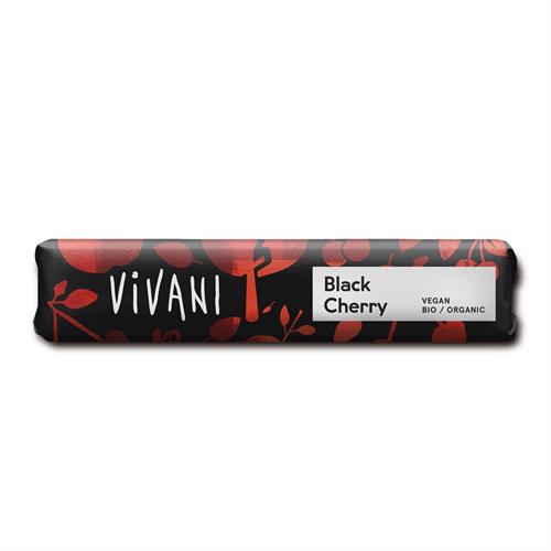 Chocolatina Chocolate Negro con Cereza Ácida Bio Vivani 35g