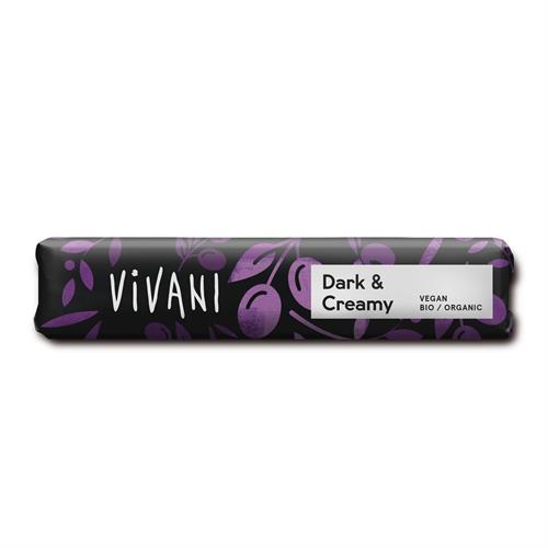 Chocolatina Chocolate Negro con Aceite de Oliva Bio Vivani 35g