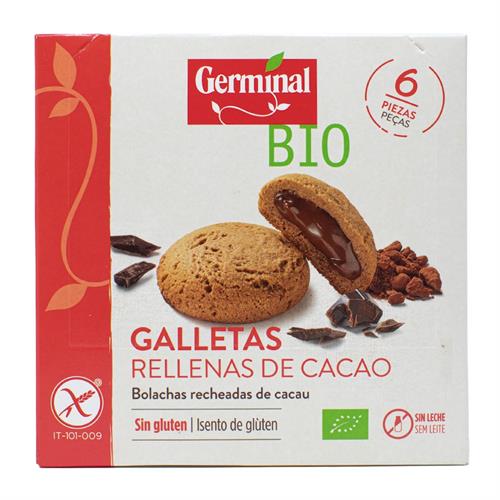 Galletas Sin Gluten Rellenas de Cacao Bio 200g