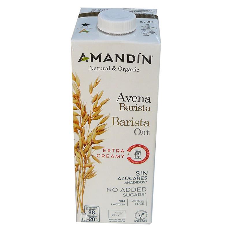Bebida de Avena Barista Amandin Bio 1L - Ecocash