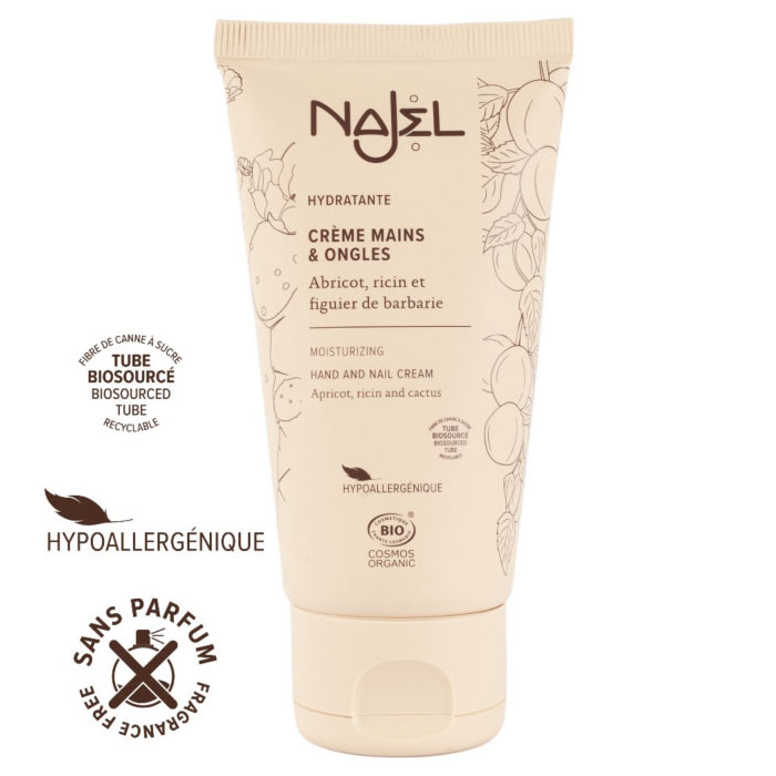 Crema de Manos y Uñas con Albaricoque y Tuna Najel Bio 75ml