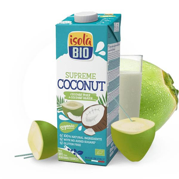 Bebida de Coco Supreme IsolaBio Bio 1L