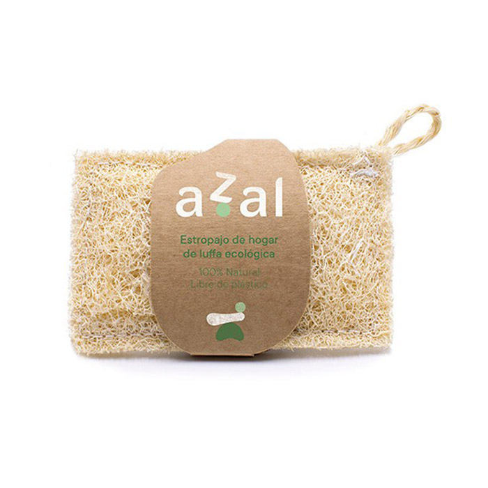 Esponja natural de lufa para el baño o la cocina 100% biodegradable –