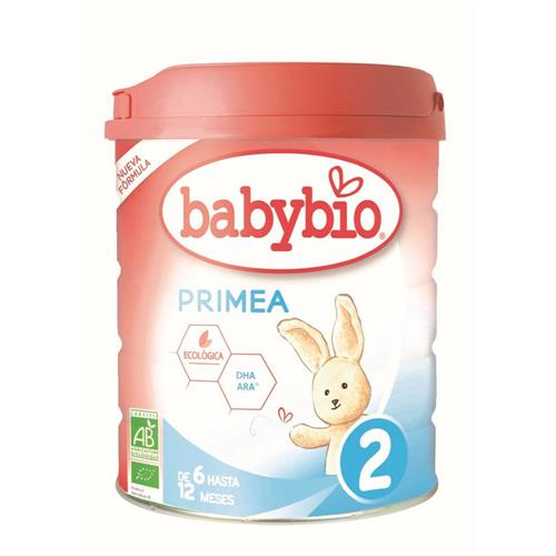 Leche de Vaca Primea 2 Continuación 6 a 12 meses Babybio Bio 800g