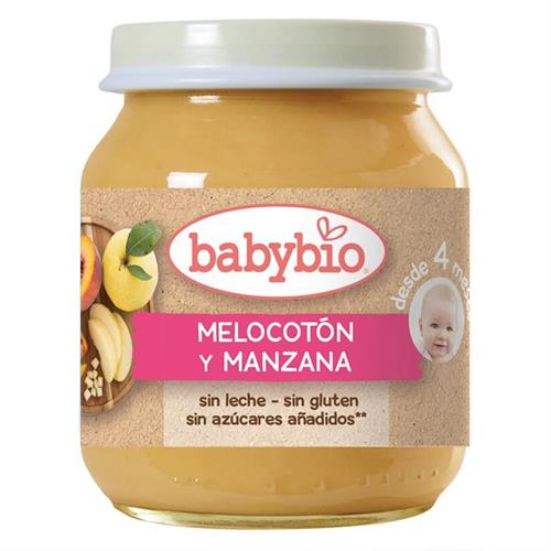 Potito de Melocotón y Manzana Babybio 130g