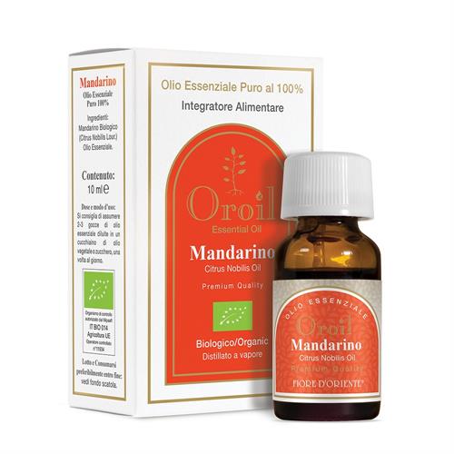 Aceite Esencial de Mandarina Uso Alimenticio Oroil Bio 10ml