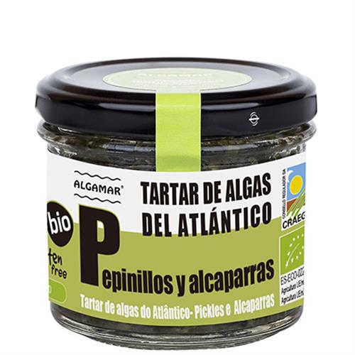 Tartar de Algas del Atlántico con Pepinillos y Alcaparras Algamar Bio 100g