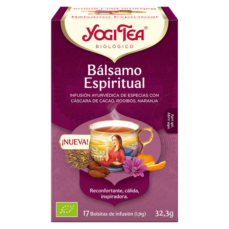 Infusión Bálsamo Espiritual Yogi Tea Bio 17 Bolsitas 32.3g