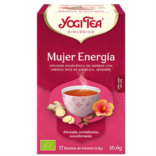 Infusión Mujer Energía Yogi Tea Bio 17 Bolsitas 30,6g