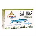 Sardinas en Aceite de Oliva Virgen Extra Vigilante Bio 120g