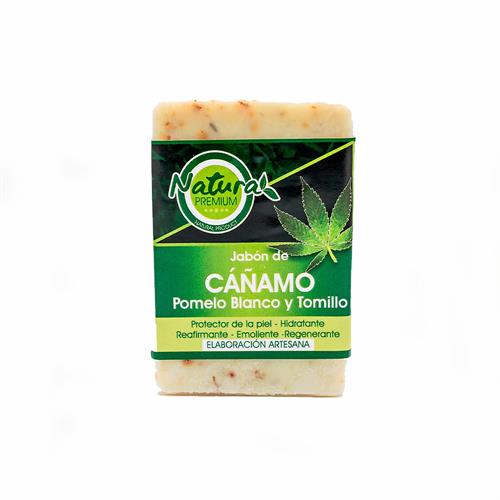 Jabón de Cáñamo Pomelo Blanco y Tomillo Natura Premium 100g