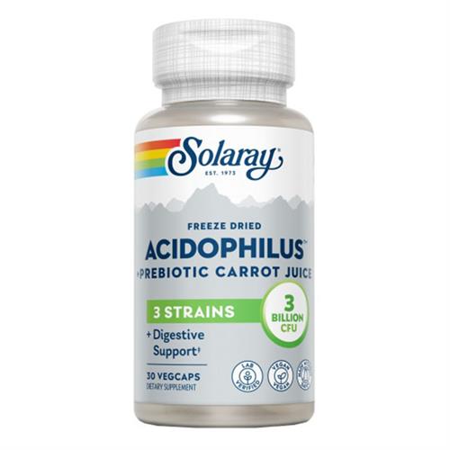 Acidophilus 3 Cepas Solaray 30 VegaCaps