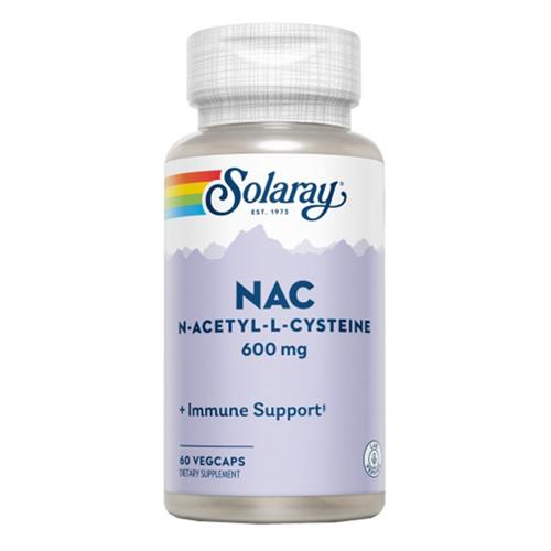 Super NAC 600 (N-acetil cisteína) Solaray 60 VegaCaps