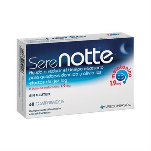 Serenotte Melatonina Masticable Specchiasol 60 Comprimidos