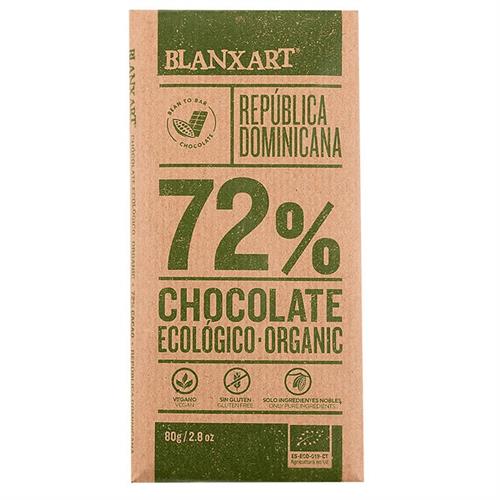 Chocolate Negro República Dominicana 72% Blanxart Bio 80g