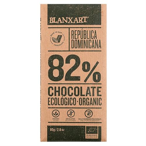 Chocolate Negro República Dominicana 82% Blanxart Bio 80g