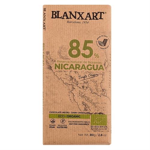 Chocolate Negro Nicaragua 85% Blanxart Bio 80g