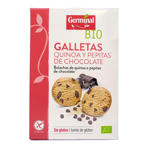 Galletas de Quinoa y Gotas de Chocolate Sin Gluten Bio 250g