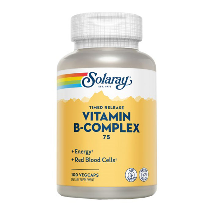 B-Complex 75 Vitamin Solaray 100 VegCaps