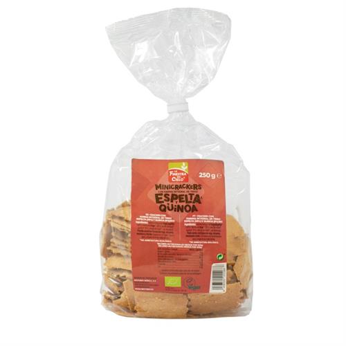 Mini Crackers de Espelta y Quinoa Bio 250g