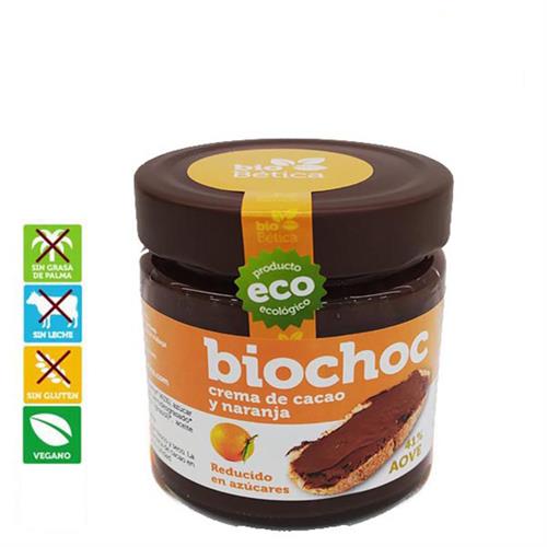 Crema de Cacao y Naranja Reducida en Azúcares Biochoc Bio 200g