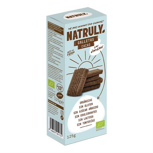 Galletas con Cacao Natruly Bio 125g
