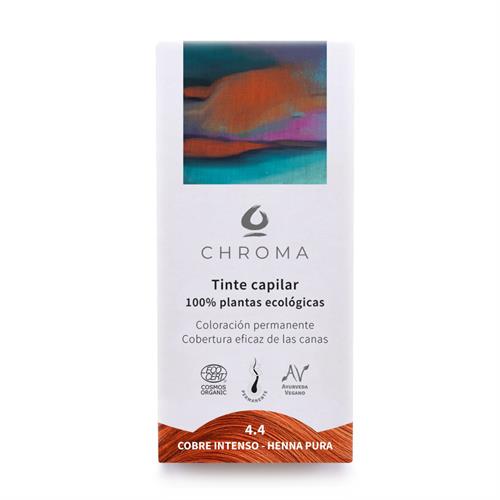 Tinte 4.4 Cobre Intenso - Henna Pura Chroma Bio 100g