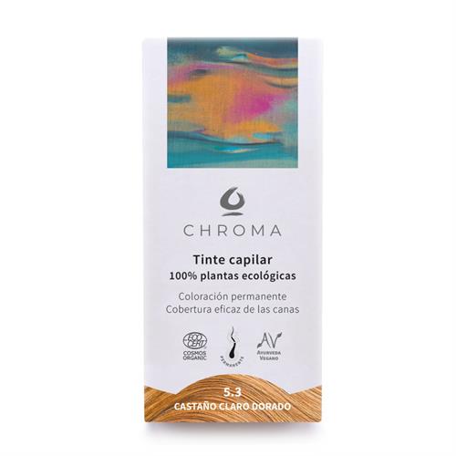 Tinte 5.3 Castaño Claro Dorado Chroma Bio 100g