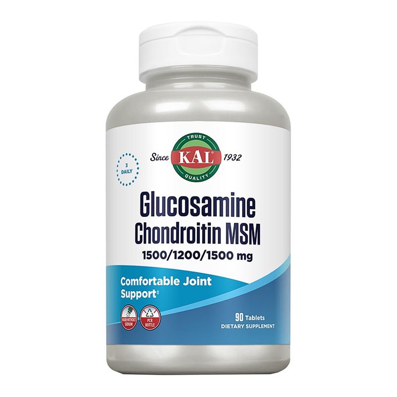 Glucosamine Chondroitin MSM Kal 90 comprimidos