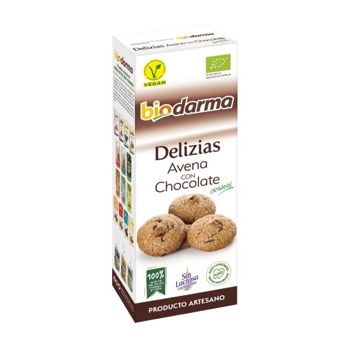 Delizias de Avena con Chocolate BioDarma Bio 125g